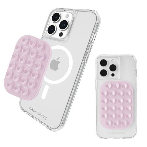 Case-Mate Stick it! Magnetic Suction Cup Phone Mount - Snap-On Detachable iPhone Suction Mount - Hands-Free MagSafe Phone Grip for iPhone Pro Max 16/15/14/13 Series - Stardust | Amazon (US)