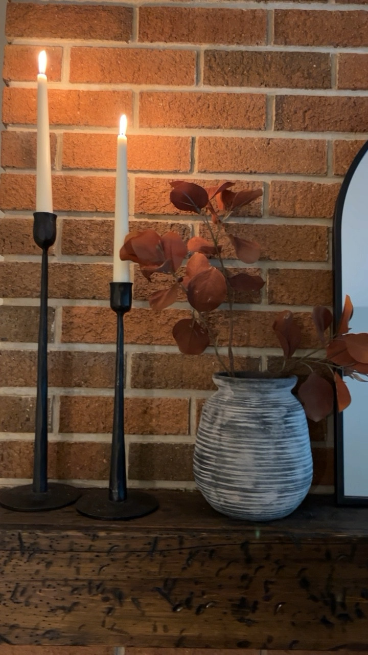 Fall home decor- mantle styling 🤎🐻🍂🍁

#LTKStyleTip #LTKHome #LTKFindsUnder100
