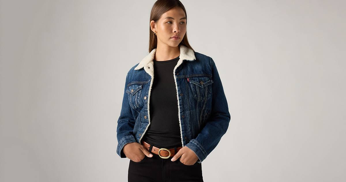 Original Sherpa Trucker Jacket - Dark Wash | Levi's® US | Levi's US