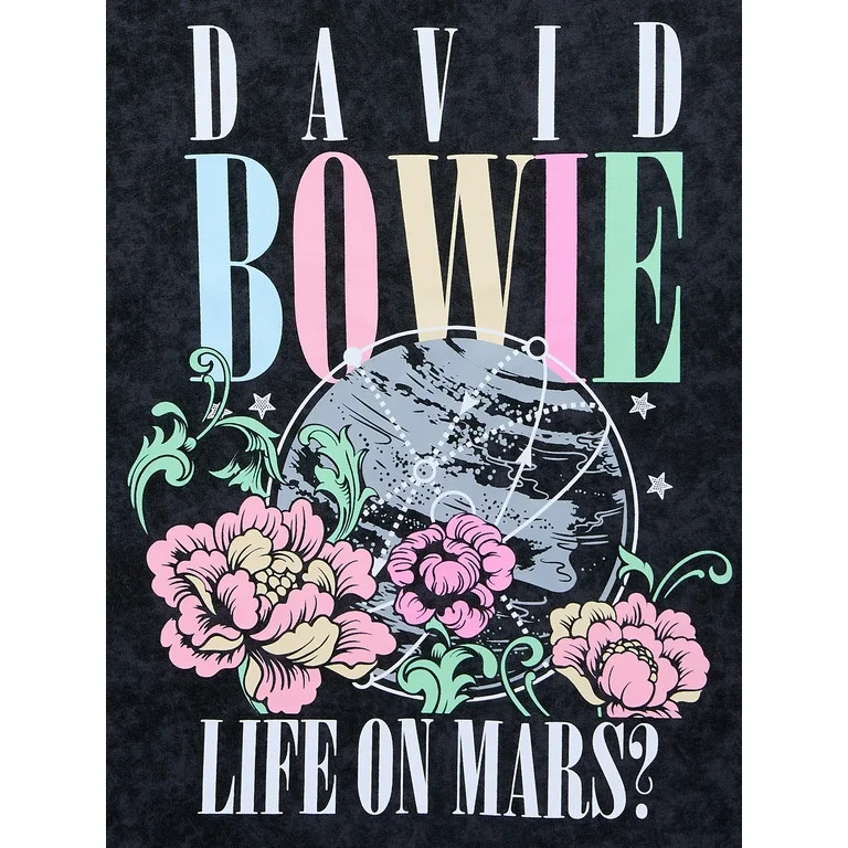 David Bowie Girls Graphic Tee, Sizes 4-18 | Walmart (US)