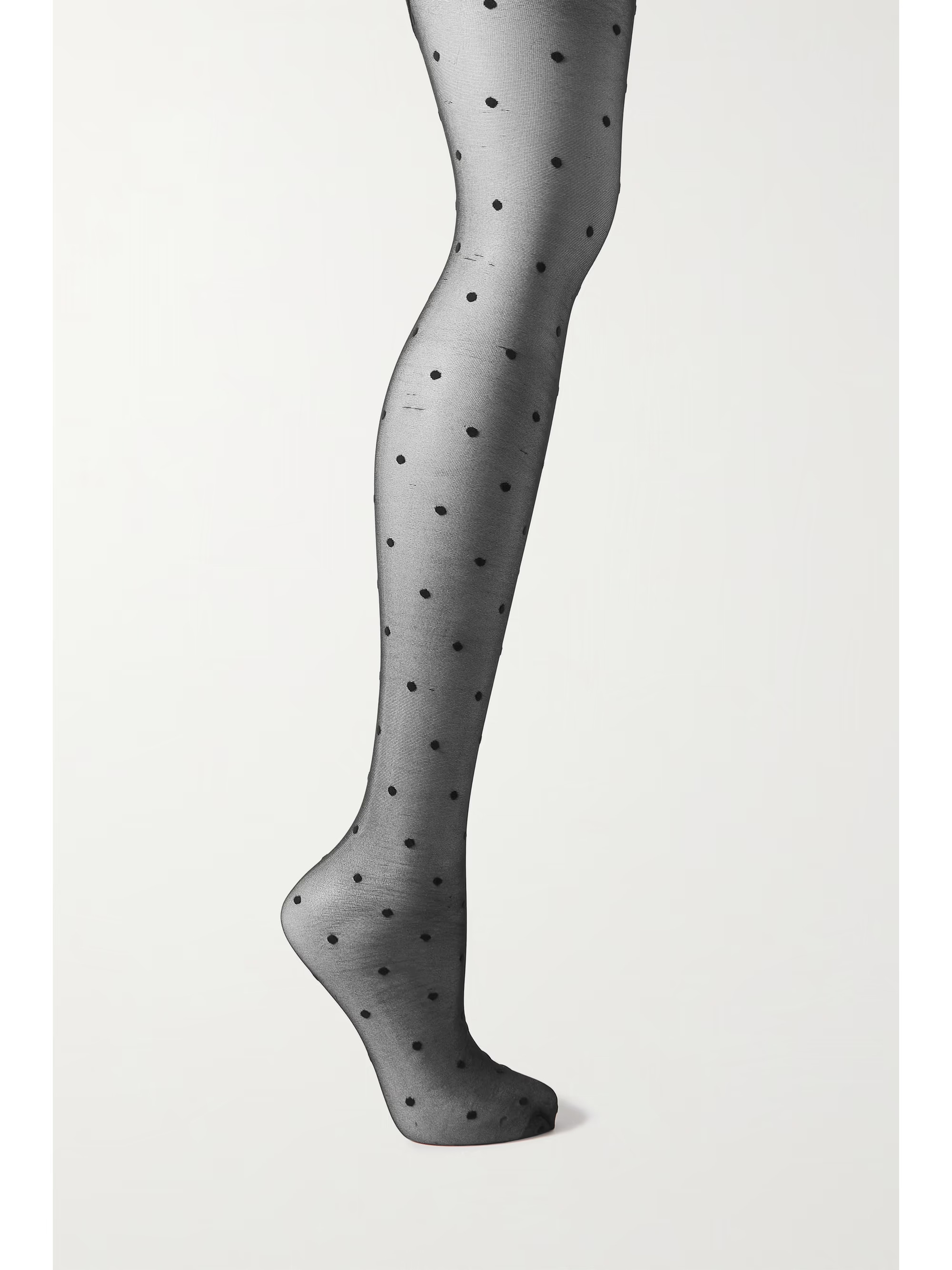 Polka-dot flocked tights | NET-A-PORTER (UK & EU)