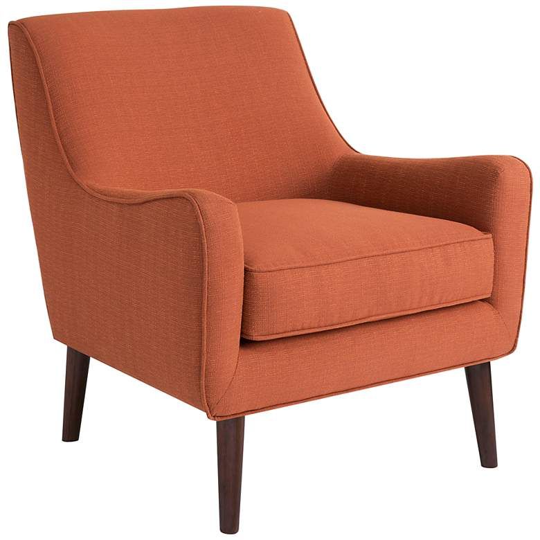 Oxford Burnt Orange Accent Chair - #746P0 | Lamps Plus | Lamps Plus