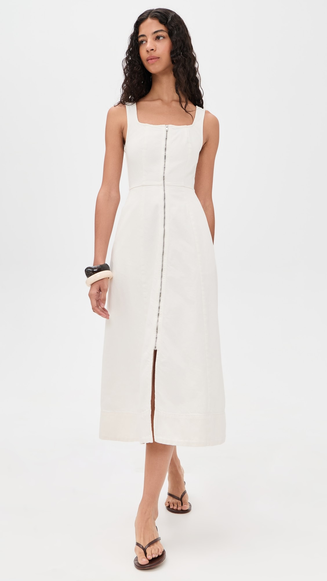 Paisley Denim Midi Dress | Shopbop