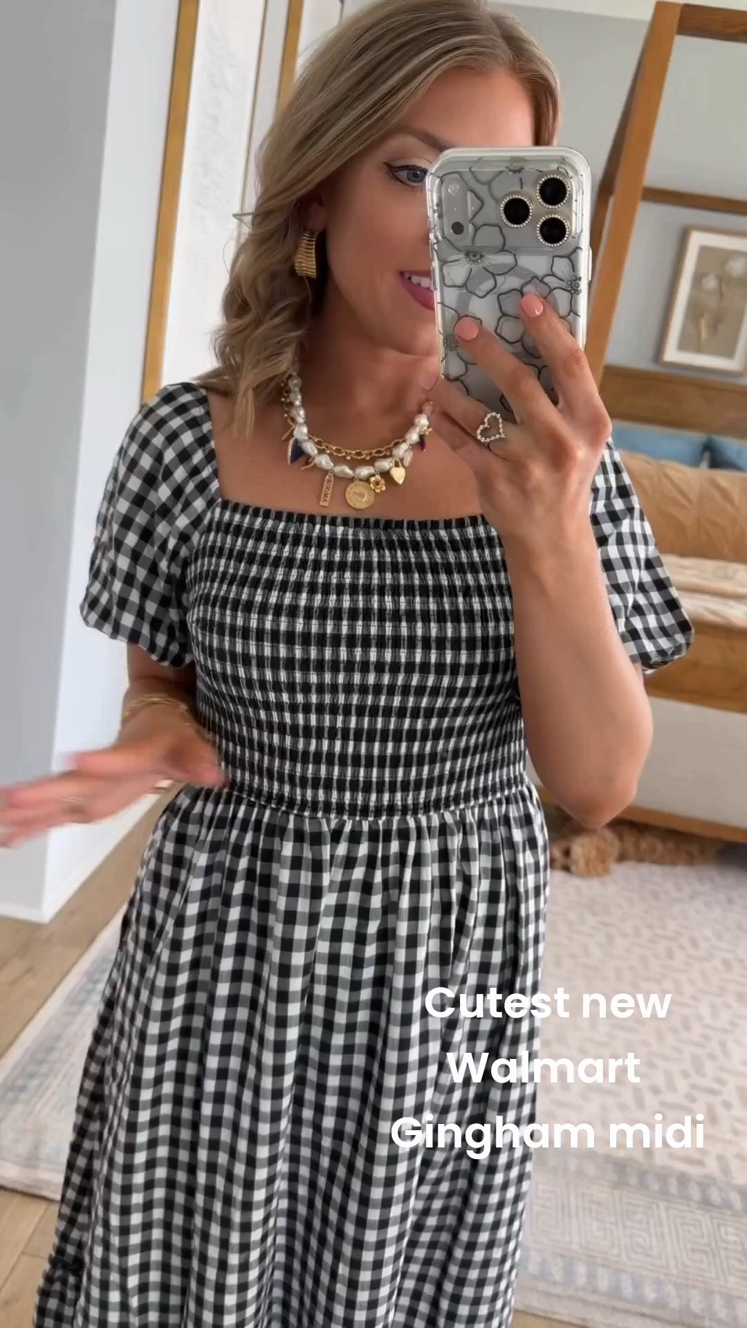 This Walmart new arrival is giving timeless style with a modern twist! 🖤🤍 I love the flattering smocked bodice, feminine puff sleeves, and flowy maxi length (with pockets!). It’s one of those easy throw-on-and-go dresses you can wear now with flats or sandals, then transition into fall with a denim jacket and boots. Such an expensive-looking find without the designer price tag!

#WalmartFashion #WalmartFinds #WalmartStyle #WalmartNewArrivals #AffordableFashion #MaxiDress #GinghamDress #FallTransitionStyle #EverydayStyle #FashionFinds #BudgetStyle #StyleOnABudget #OOTD #FashionInspo #CasualChic #MomStyle #AffordableOutfits #TrendingFashion

#LTKootd #LTKPetite