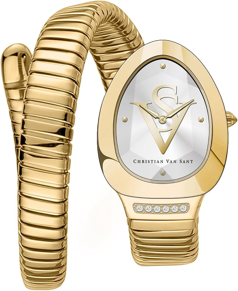 Christian Van Sant Women's Naga Silver dial Watch // CV0871 | Amazon (US)