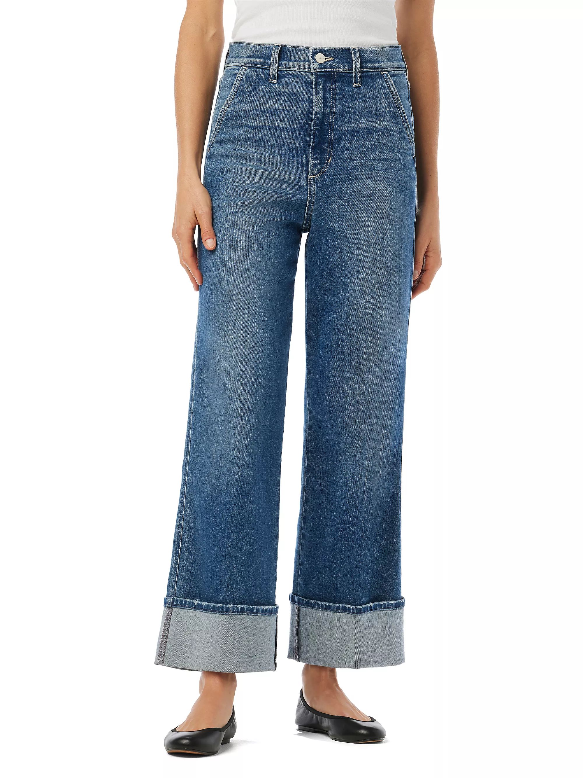 Trixie Cuffed Wide-Leg Jeans | Saks Fifth Avenue