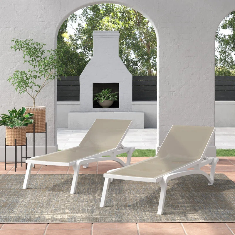 76" Long Reclining Single Chaise | Wayfair North America