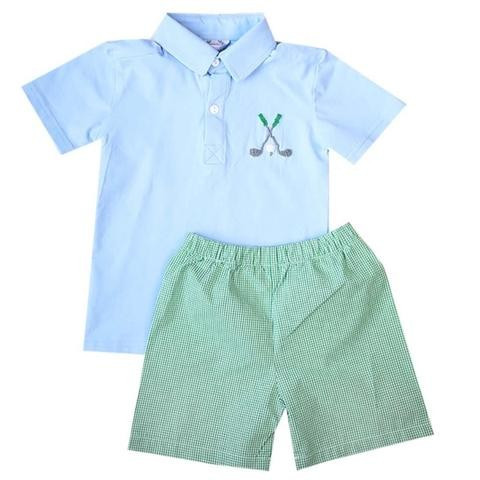 Augusta Polo & Shorts Set | The Bella Bean