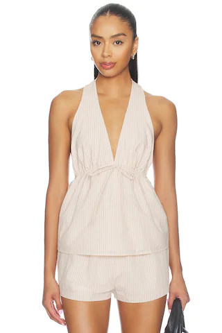 Tularosa Sarina Top in Pink Stripe from Revolve.com | Revolve Clothing (Global)