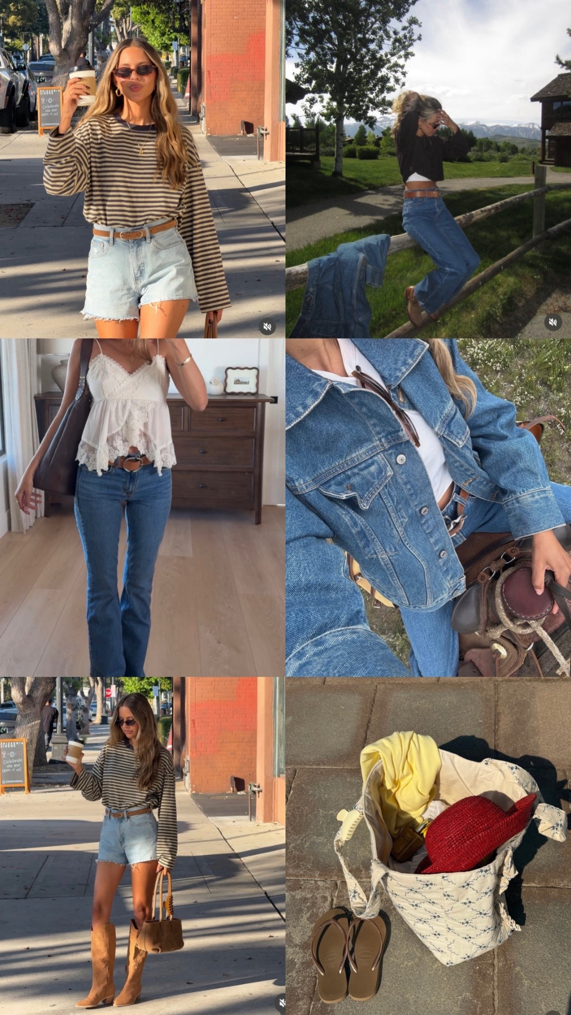 WHAT I’M WEARING ☀️

stripes, denim & boho tops I’ve been wearing on repeat lately

stripe top — Amazon
denim — Abercrombie
boots — Dolce Vita
Flowy top - Abercrombie 
Quilted bag— Sezane sold out 

everything is linked 🤍