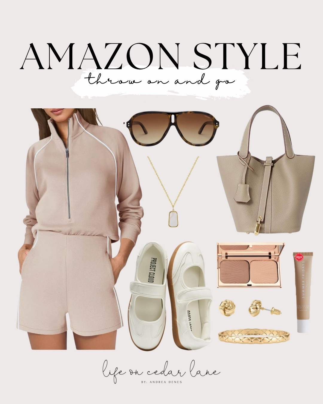 Loving this chic Amazon look for a day out! Check out these Amazon essentials. #amazonstyle

#LTKOver40 #LTKSaleAlert #LTKActive