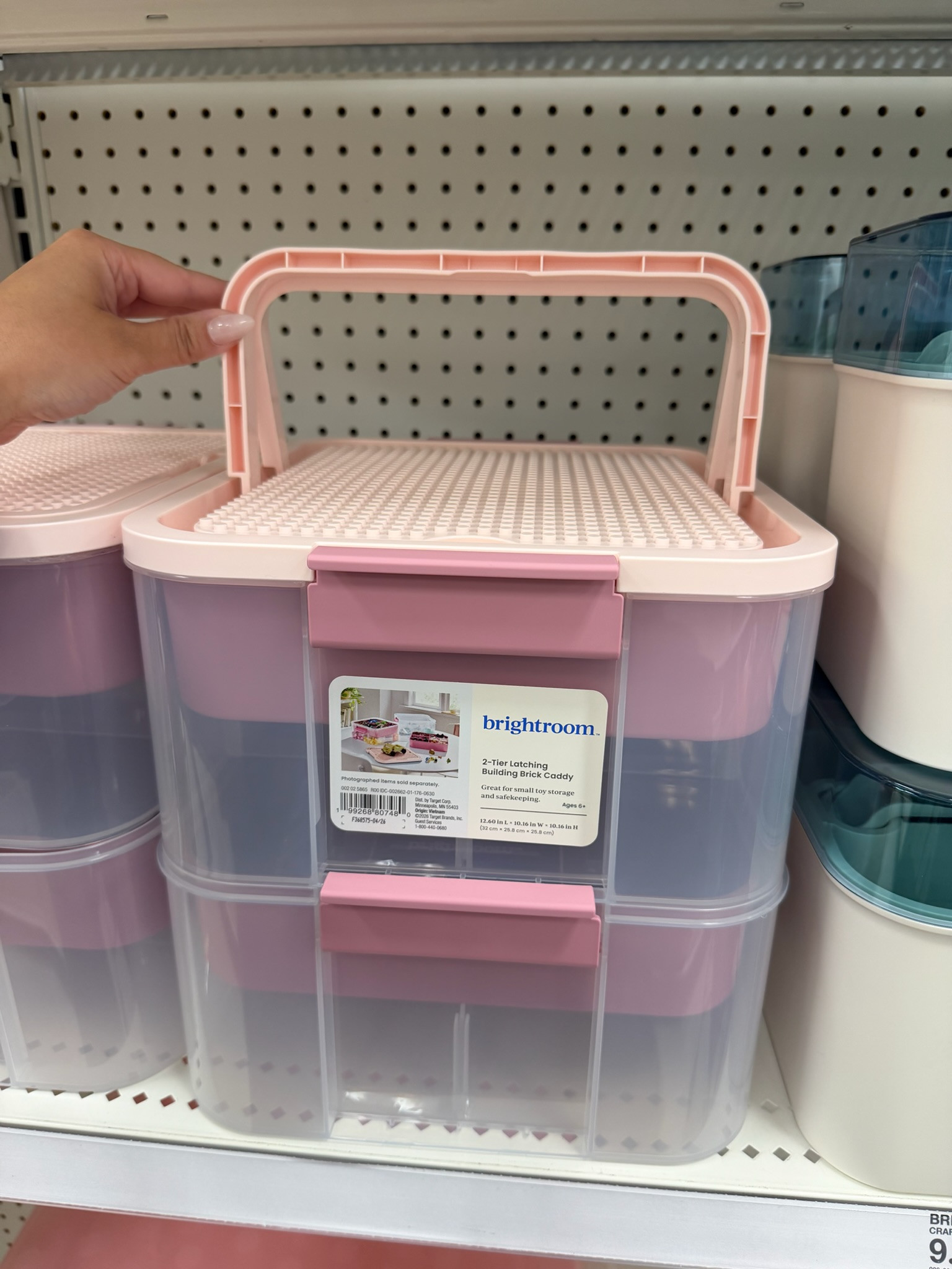 The viral pink Brightroom storage caddy is THE BEST for organizing LEGOS! You can also use it for craft supplies, beauty products, desk accessories, beads, stickers, or all those random little things that never seem to have a home. 

wedding guest dress summer, fathers day gift guide, summer outfits, summer dresses, country concert outfits, fathers day gifts, date night outfits, travel outfits, concert outfits, business casual workwear, brightroom, organization ideas, storage solutions, craft room organization, desk organization, target finds, home organization 

 #LTKSeasonal #LTKHome