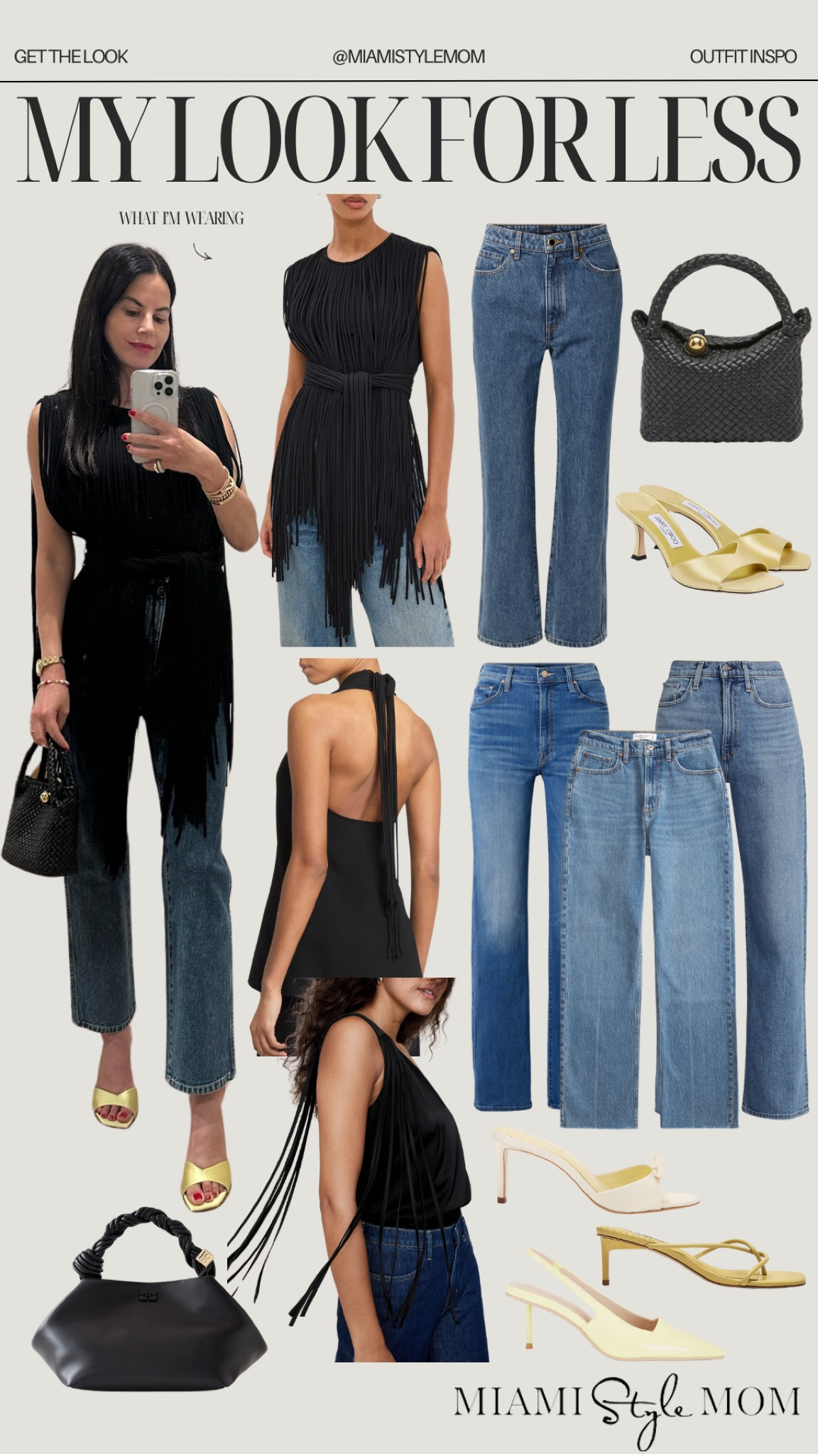 My look for less 🥰 

Women’s fashion, fall fashion, fall outfit inspo, fall outfits, fall ootd, fall style, date night outfit inspo, night out outfit inspo, outfit inspo, fringe top, jeans, kitten heels 



#LTKSeasonal #LTKStyleTip #LTKOver40