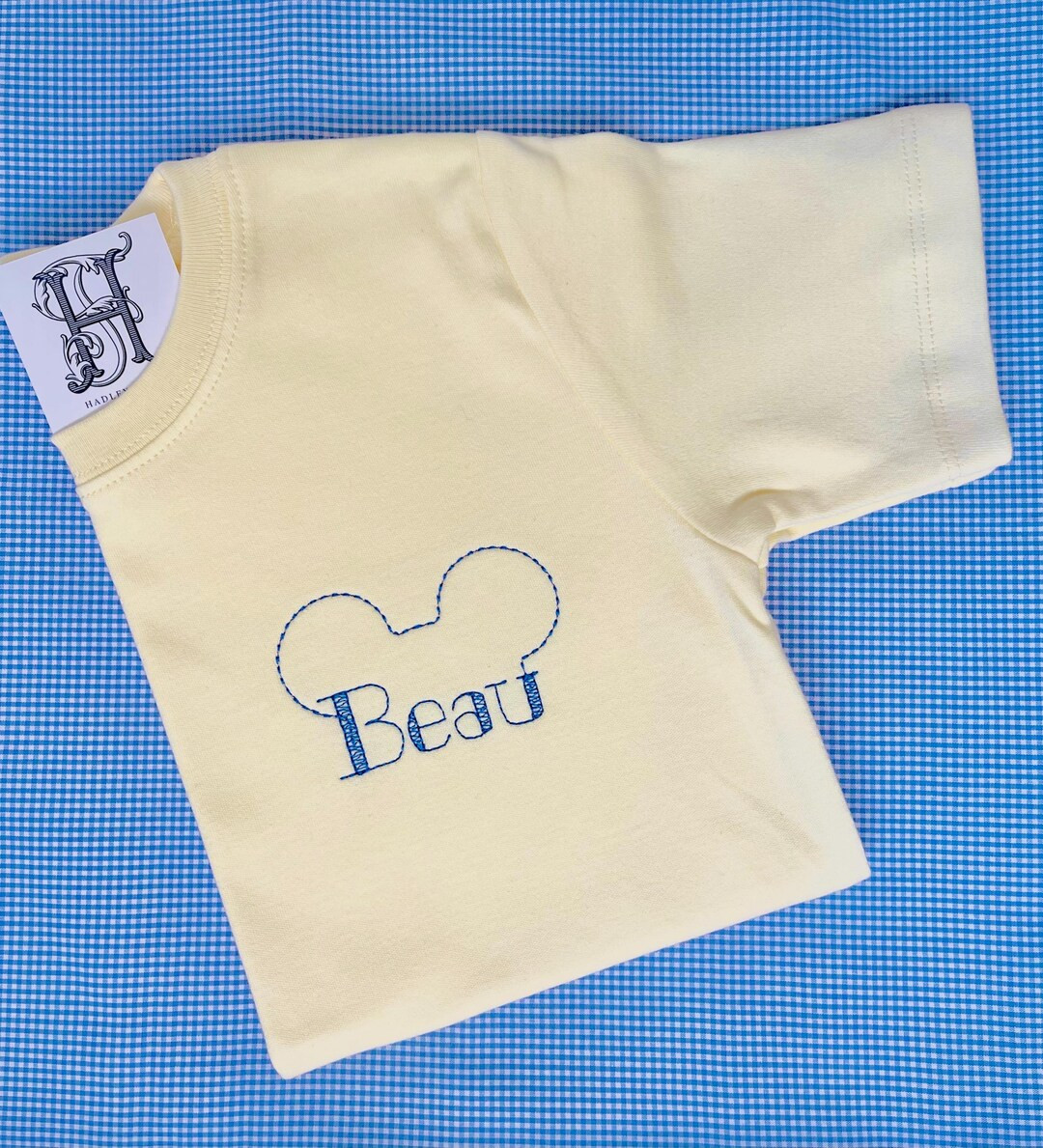 Personalized|boys Yellow Shirt|mister Mouse Embroidery Design - Etsy | Etsy (US)