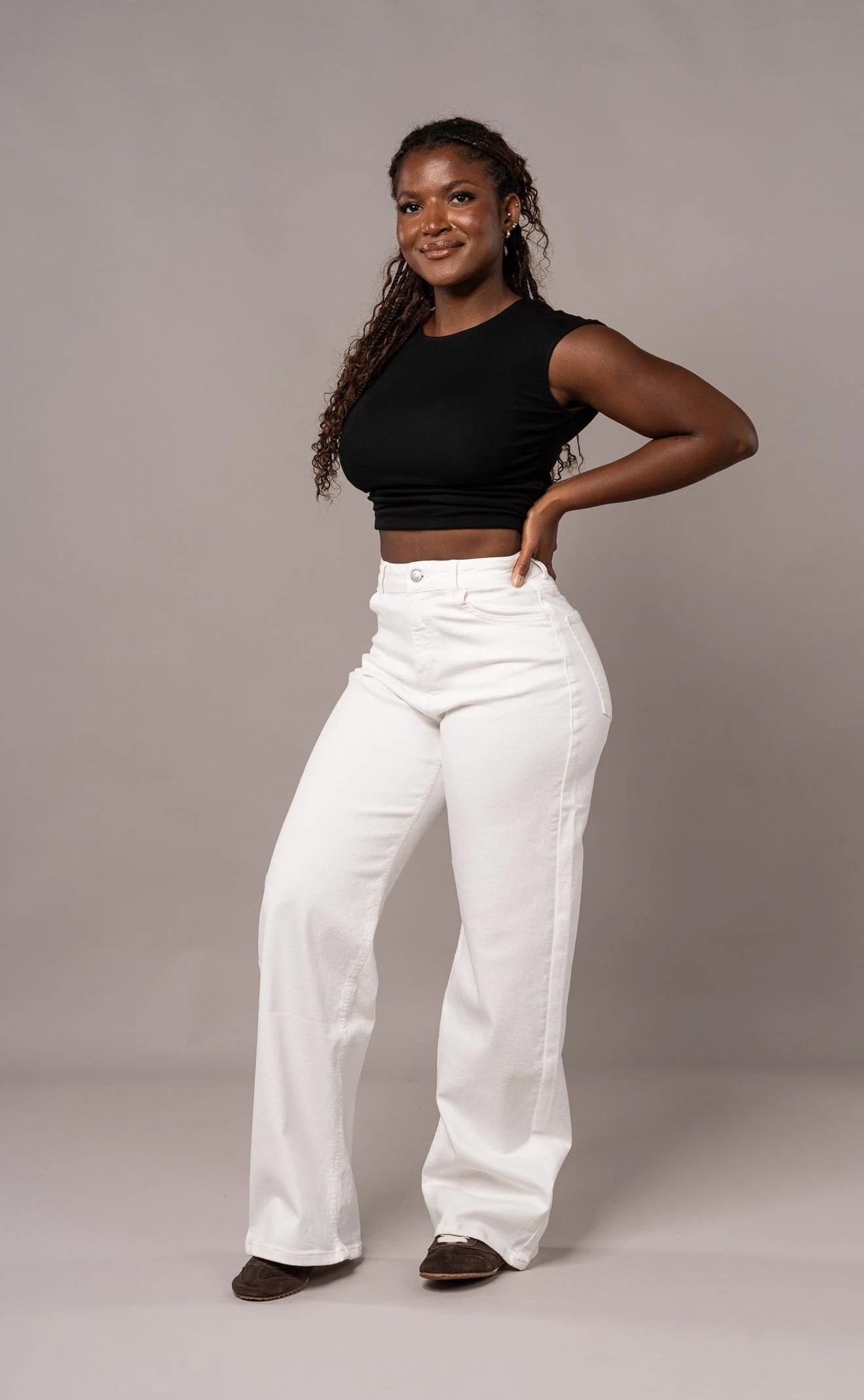 Womens Pastel Baggy Fitjeans - White | Fitjeans (US)