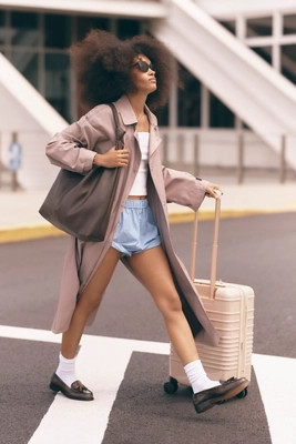 BÉIS Carry-On Roller Suitcase | Anthropologie (US)