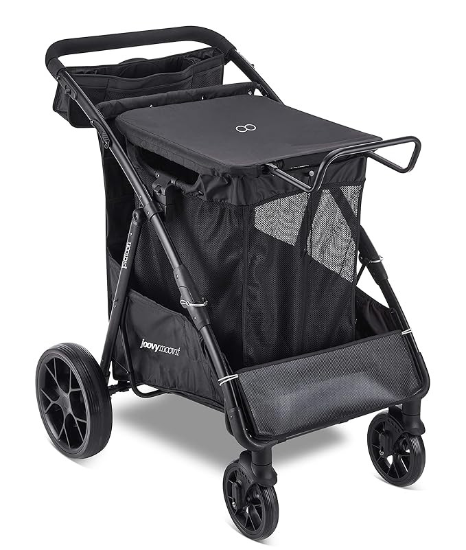 Joovy Platoon Outdoor Cart, Beach Cart, Large Shopping Cart, Utility Cart, Black | Amazon (US)