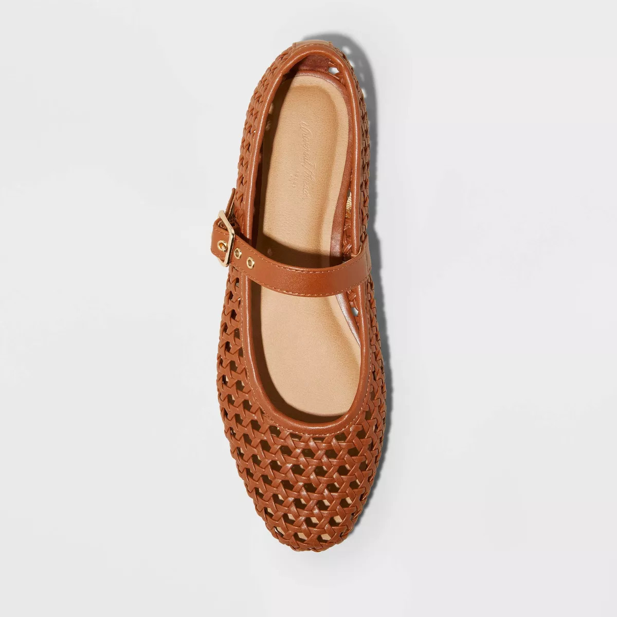 Women's Sylvia Woven Mary Jane Ballet Flats with Memory Foam Insole - Universal Thread™ | Target