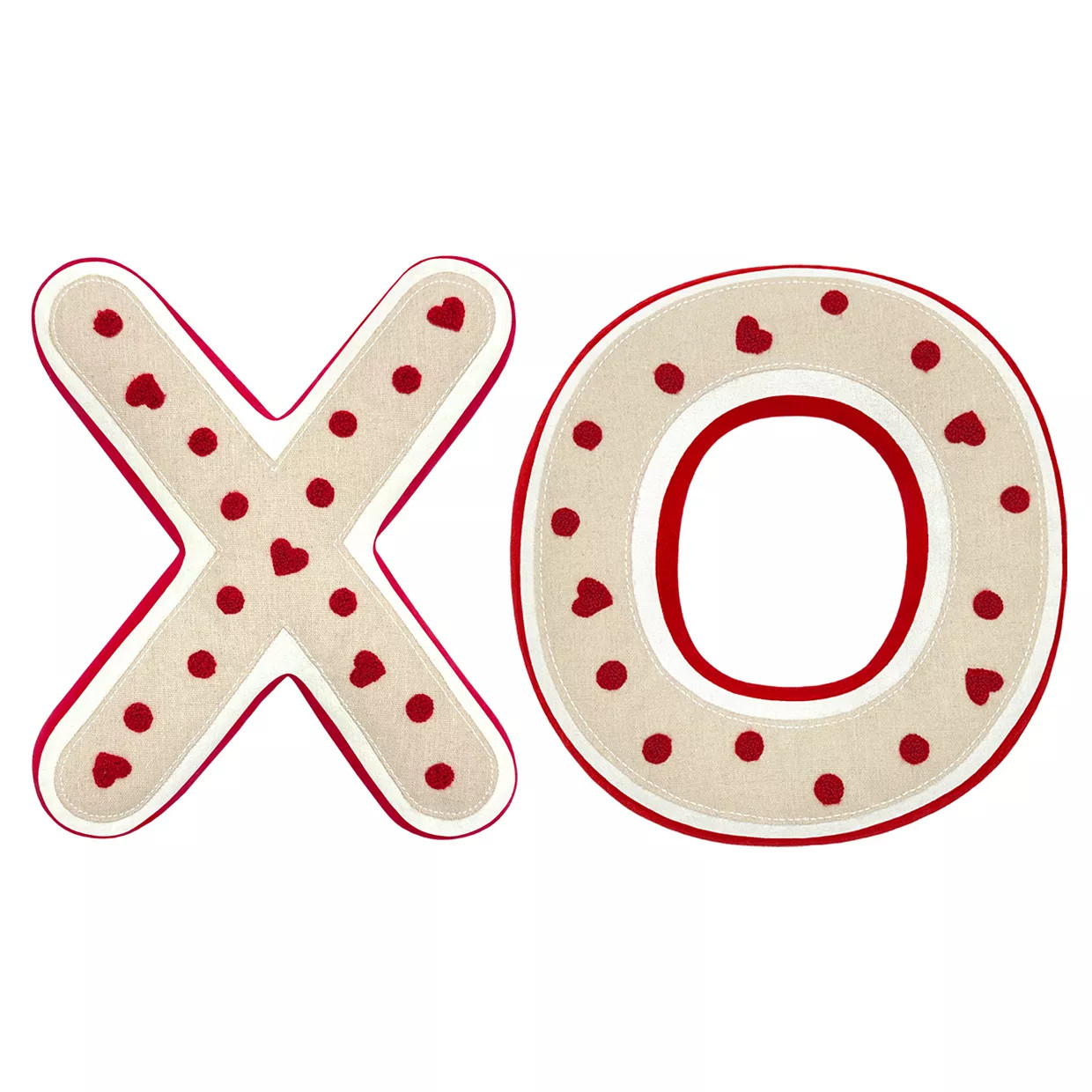 Celebrate Together Valentine's Day Linen Xo Shaped 2-Pack Pillows | Kohl's