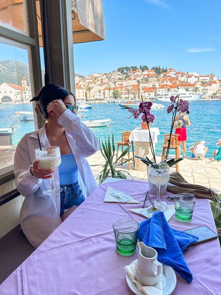 📍Hvar, Croatia. Lunch with a view. 

#LTKtravel