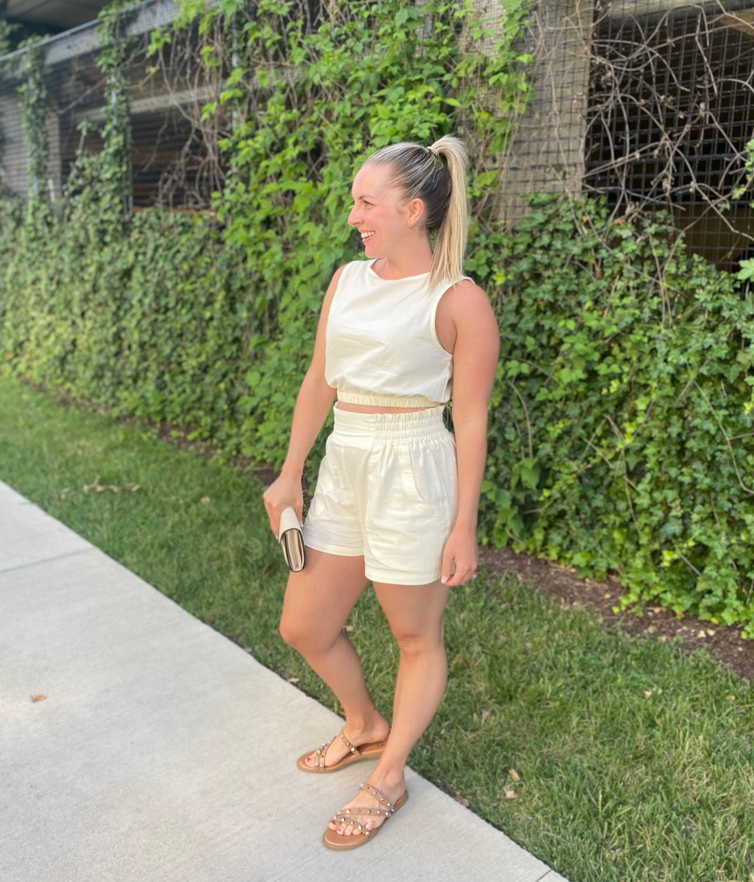 Summer two piece set 
Studded sandals 

#LTKunder50 #LTKunder100 #LTKstyletip
