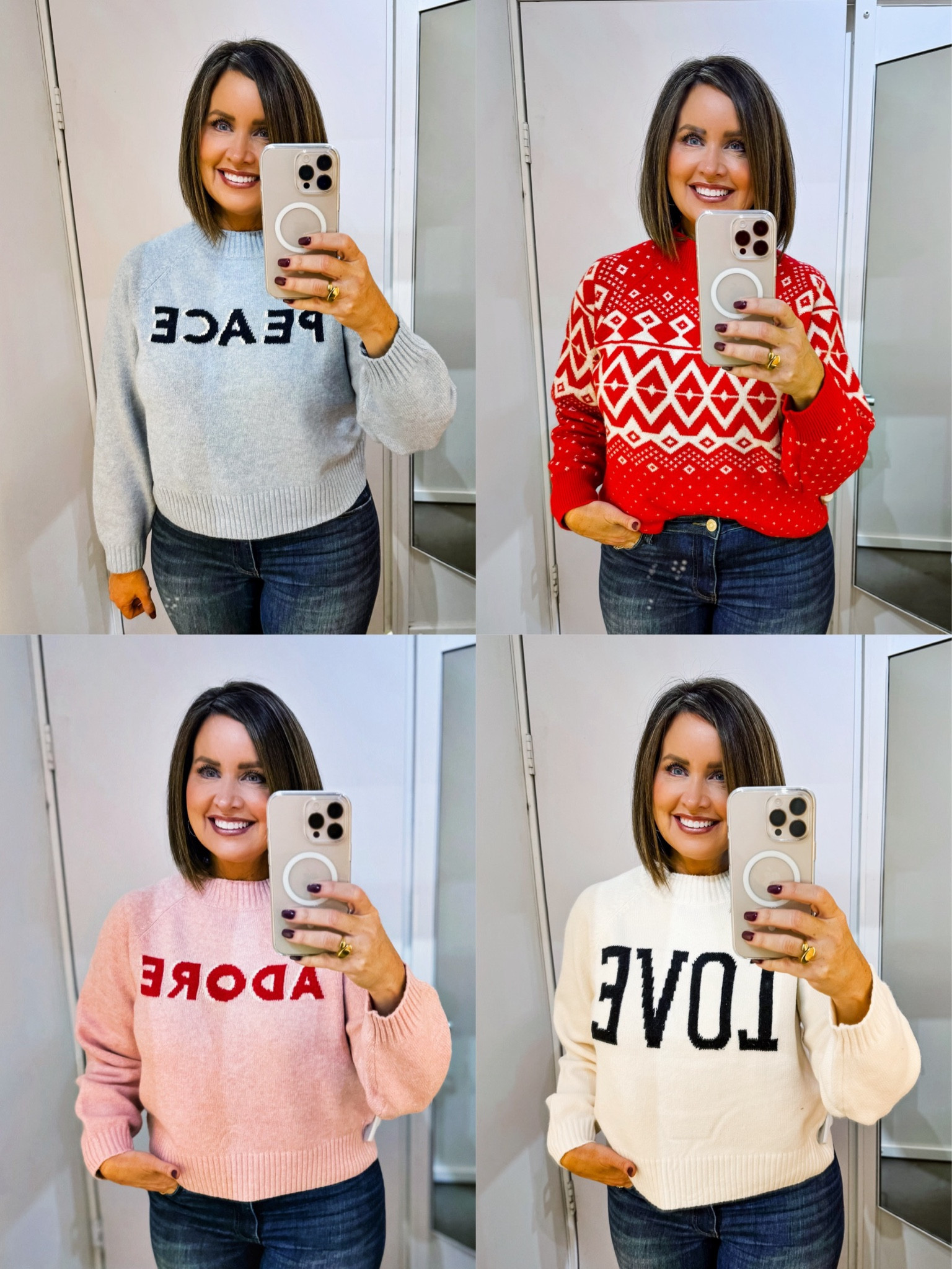 Sweaters from Old Navy
True to size (wearing a medium for an oversized fit, but small would work too)

Also linked other pieces from Old Navy that I love and are on sale 

#LTKSaleAlert #LTKOver40 #LTKHoliday