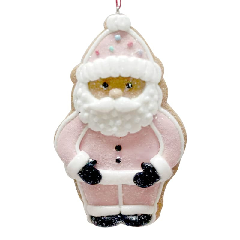 Mrs. Claus' Bakery Pink Santa Claydough Ornament, 5" | At Home