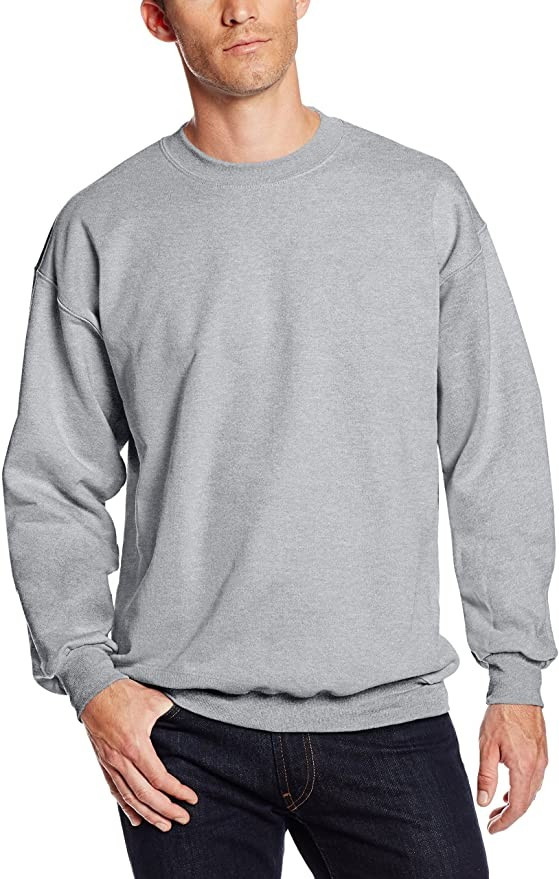 Hanes Men's Ultimate  Cotton Heavyweight Crewneck Sweatshirt | Amazon (US)