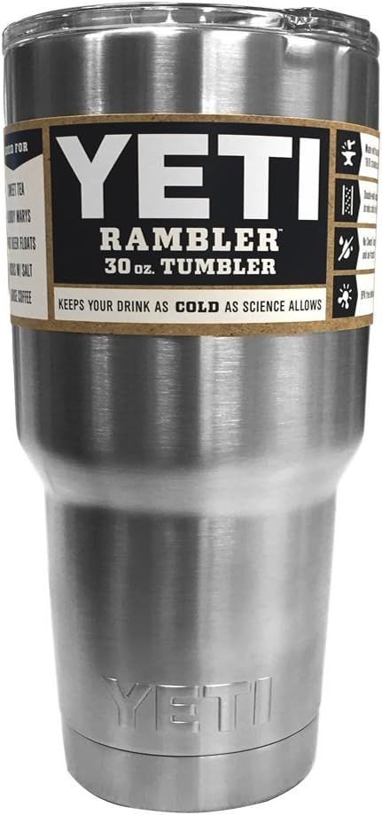 YETI Rambler Vacuum Insulated Tumbler with Lid | Amazon (US)