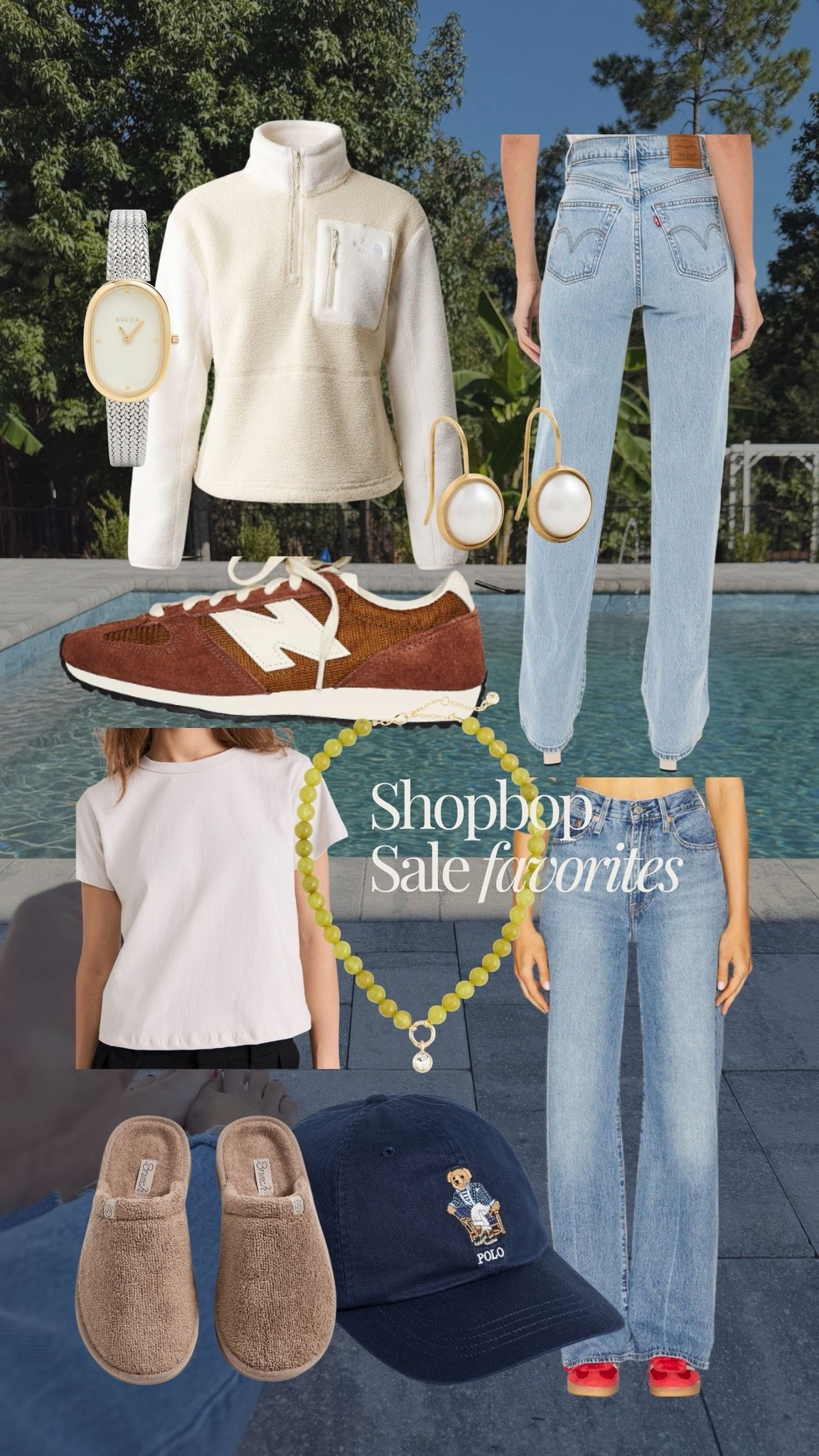 The Shopbop sale got me with the classics. I already own most of these—including the Levi’s ( I size up one in wide leg.), perfect white tee and low-profile New Balance—and I may own the rest before the sale ends. Select styles are up to 25% off.
Shopbop sale, Levi’s jeans, New Balance sneakers, North Face pullover, Polo baseball cap, perfect white tee, classic fall outfit

#LTKootd #LTKgrwm #LTKmomlife