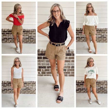 Redeem your Old Navy cash - and grab some affordable summer styles - like these chino shorts - size small (on hot deal today) - paired with any top - size small on all! 

#LTKOver40 #LTKStyleTip #LTKFindsUnder50