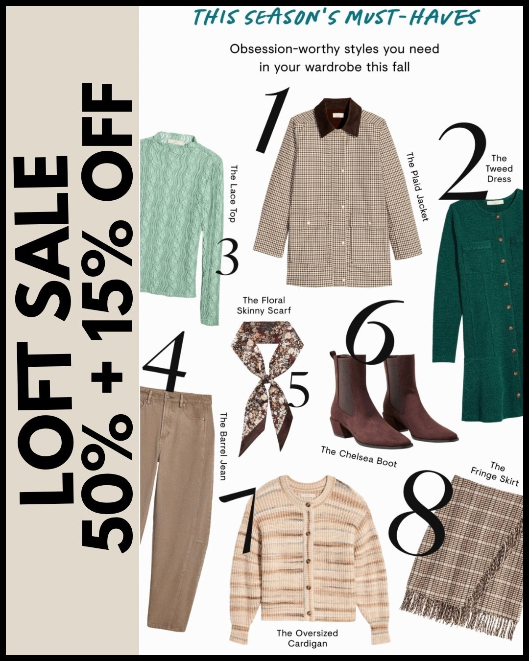 FAB SALE now at LOFT!!! Just placed 2 orders ‼️ Free Shipping on ALL orders!!!
Score 50% OFF + an additional 15% OFF!!!! 
They sell Petite sizing if you are 5”3 like me  ……..  Would appreciate any sales 🙏 Just tap any photo below to SAVE!!!!

#LTKSaleAlert #LTKPetite #LTKWorkwear
#LTKTravel 

https://liketk.it/6oYjo
