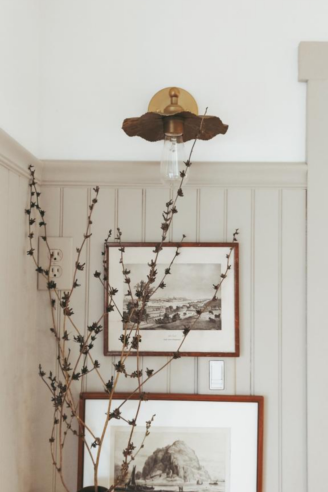 Here’s my sconces in real life! Love the simplistic yet elegant classic gold look of this area in my home!

#LTKFind #LTKhome