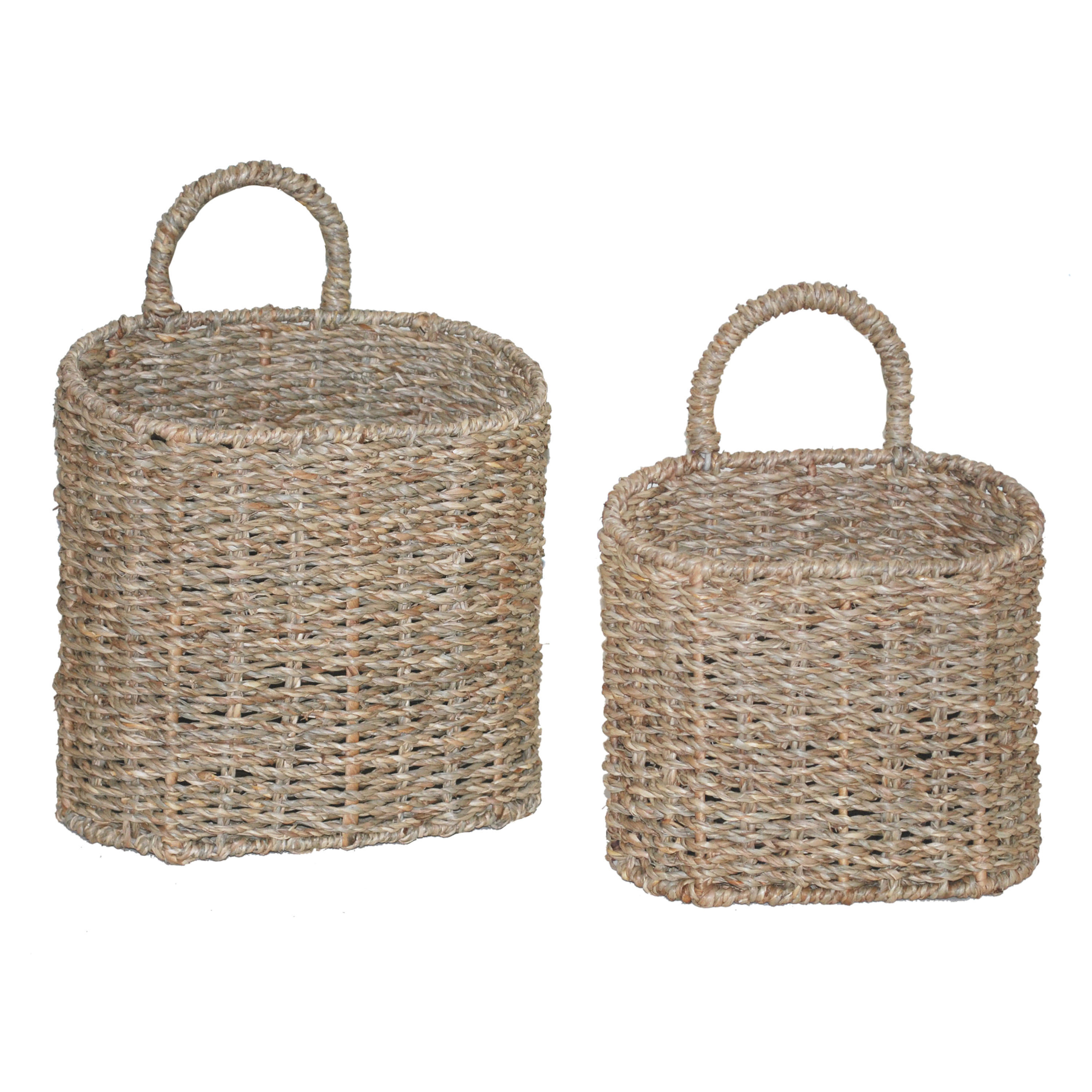 Trista Natural Seagrass Hanging Wall Basket | World Market