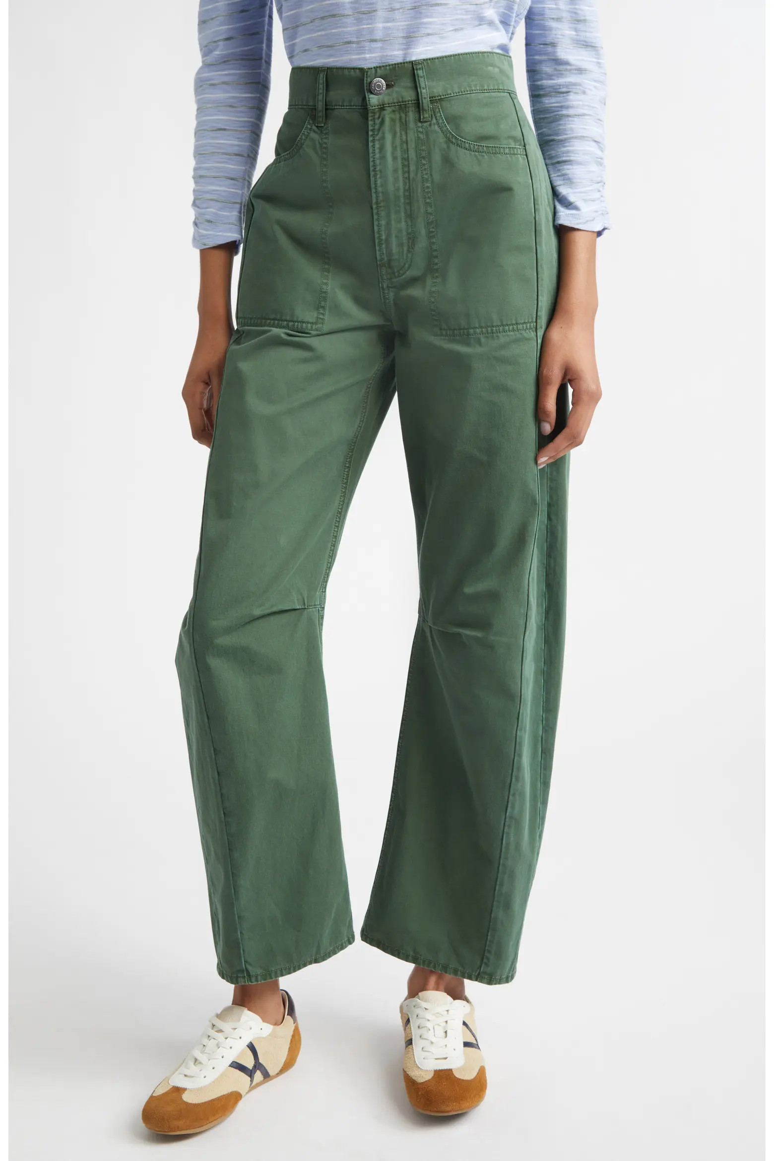 Veronica Beard High Waist Barrel Leg Pants (Women) | Nordstromrack | Nordstrom Rack