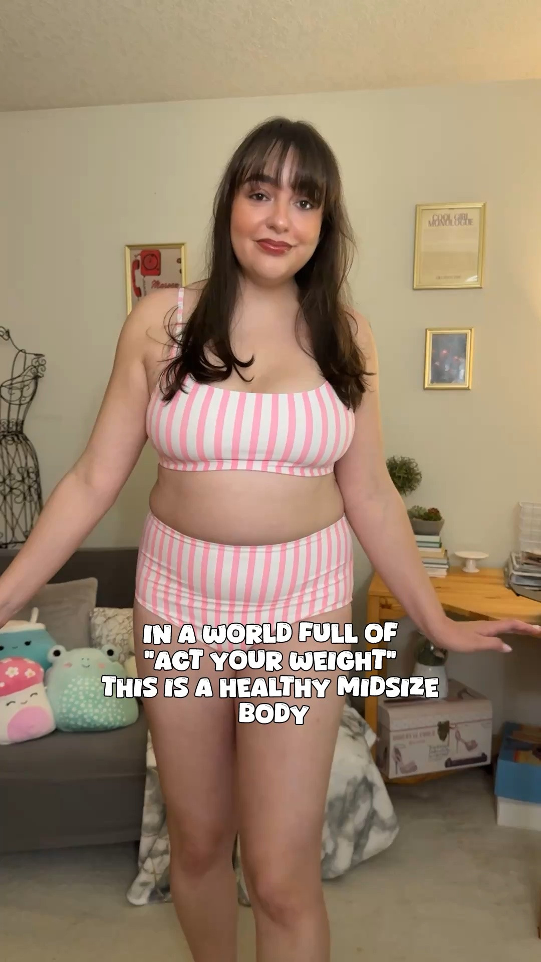 The swimsuit featured is from old navy but a couple years old, a similar color way is linked as well as closer alternatives from other brands 

I had to clap back at that post another “creator” made saying women need to “act your weight” Acting your weight is acting however you’d like regardless of how body looks. Just because you’re not skinny doesn’t make you less worthy of being a baddie

#LTKselfcare #LTKSeasonal #LTKMidsize