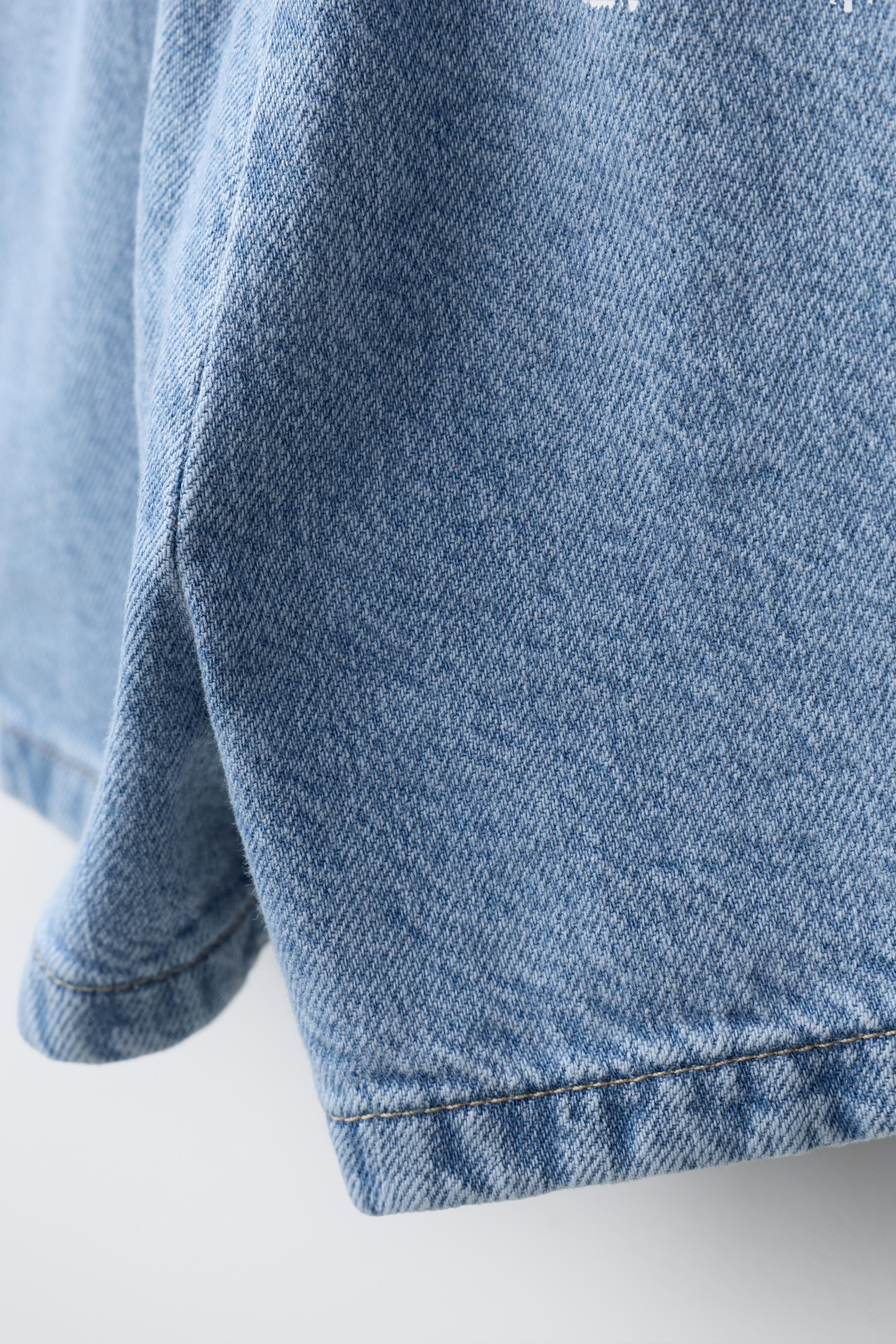 SHORT DENIM JUMPSUIT WITH BOWS | Zara US