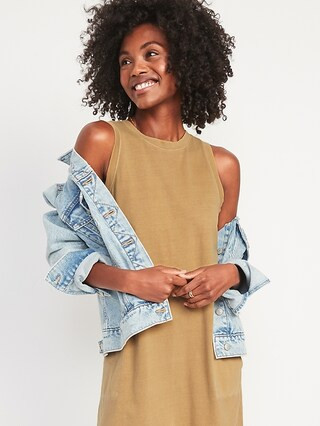 Sleeveless Vintage Mini T-Shirt Swing Dress for Women | Old Navy (US)