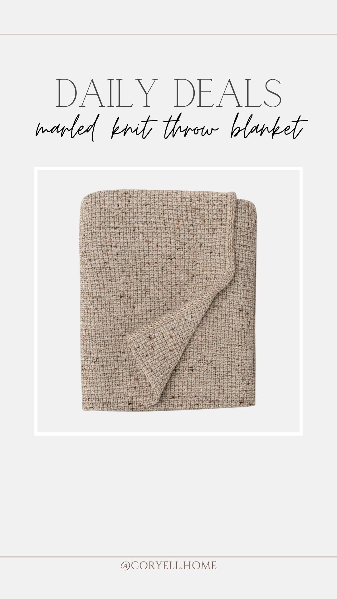 I’m loving this new marled knit throw from Target! A great layering piece and affordable too. The perfect tones for fall! 

#LTKStyleTip #LTKHome