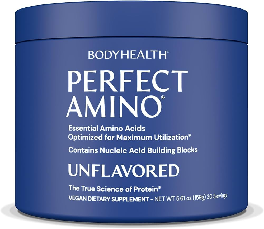 BodyHealth PerfectAmino Powder - BCAA and EAA Powder for Pre and Post Workout - Amino Acid Energy... | Amazon (US)