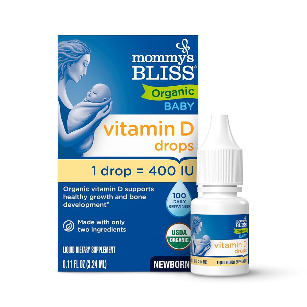 Mommy’s Bliss Organic Vitamin D Drops - Infants and Newborns - Supports Growth and Bone Develop... | Amazon (US)