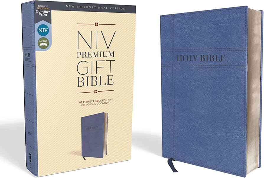 NIV, Premium Gift Bible, Leathersoft, Navy, Red Letter, Comfort Print: The Perfect Bible for Any ... | Amazon (US)