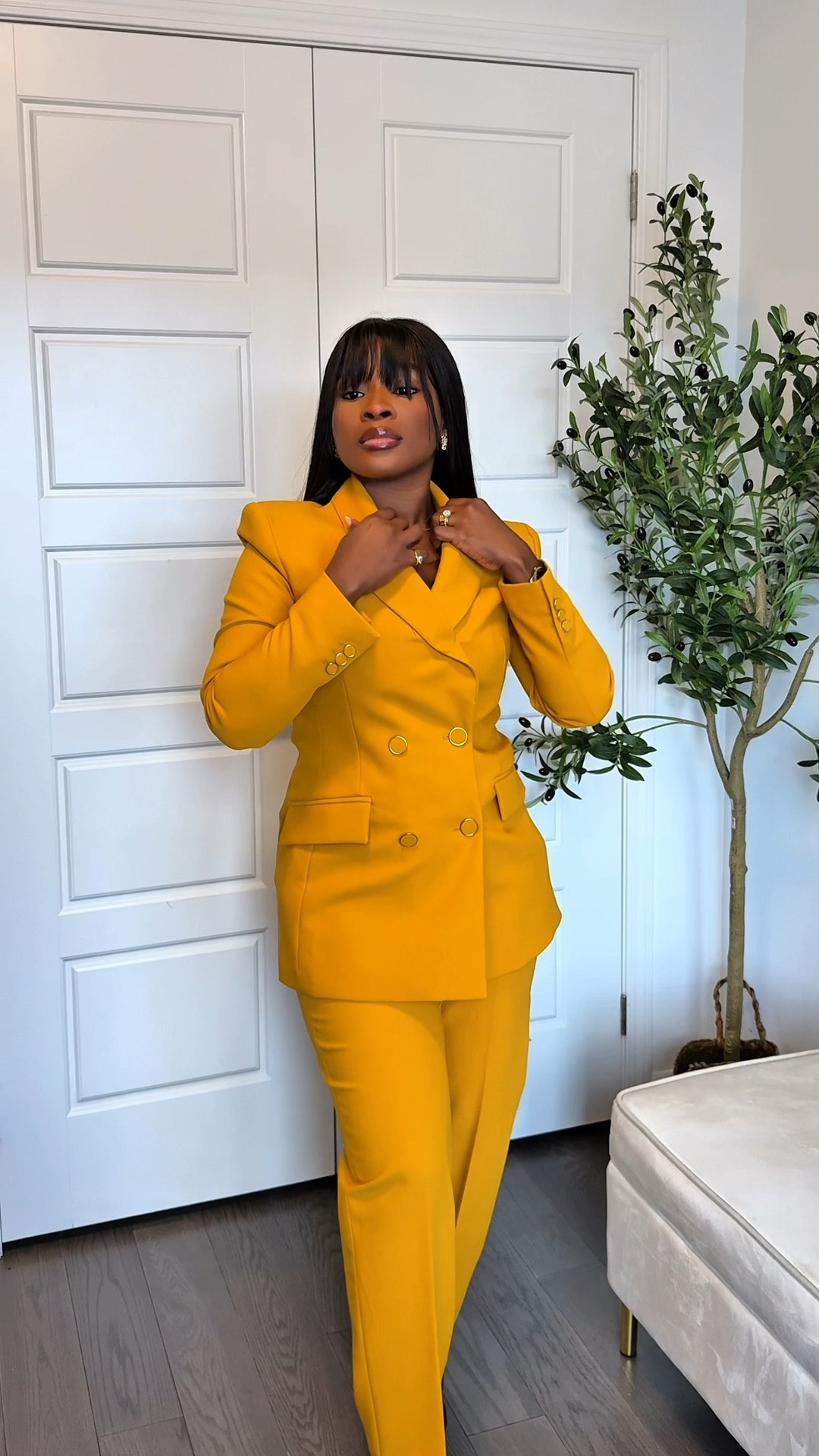 The pant set you need now from Zara 💛

#LTKstyletip #LTKholiday #LTKpetite