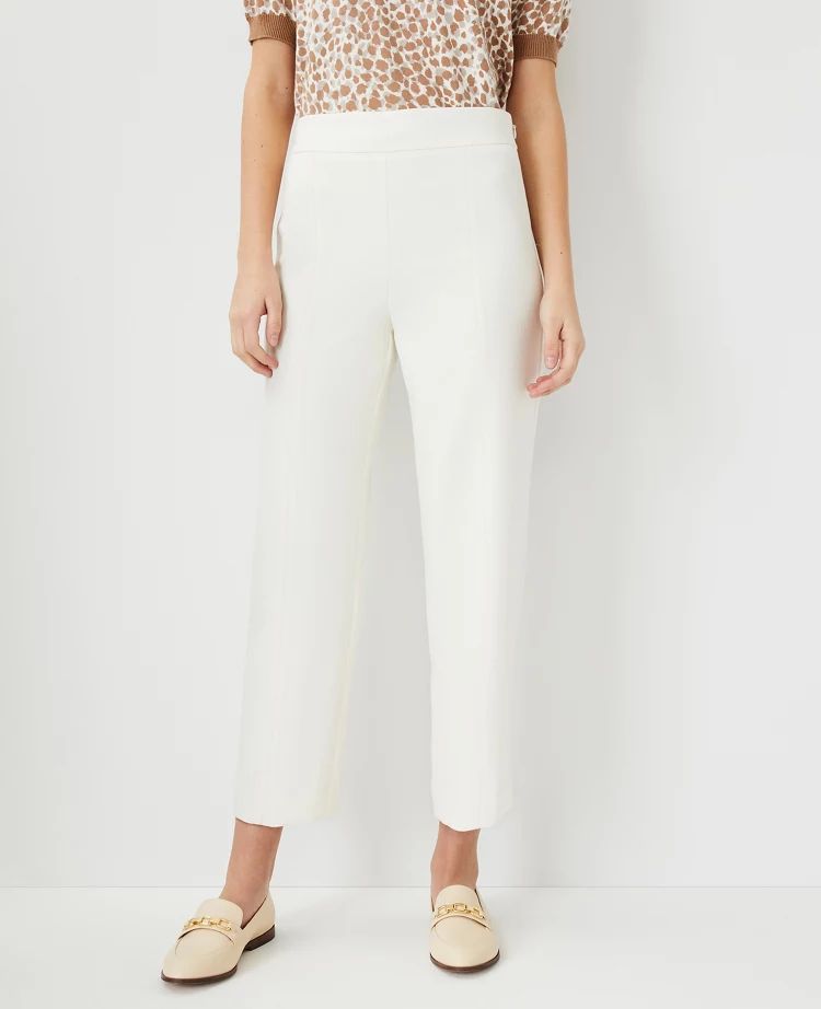 The Petite Straight Crop Pant | Ann Taylor (US)