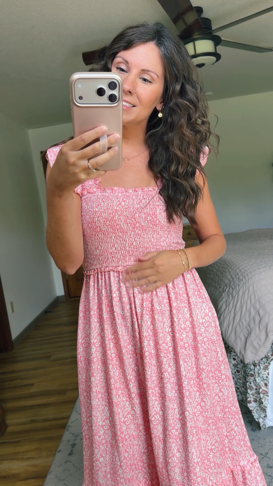 small in my dress and xs in my denim jacket. My heels are older so I linked similar💗🌸

#LTKPetite #LTKgrwm #LTKootd