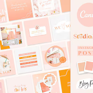Boho Instagram Post Templates - Canva Templates - Quotes for Instagram - Creative Instagram - Can... | Etsy (CAD)