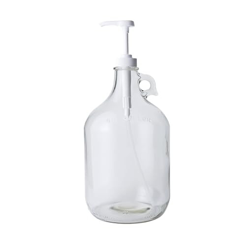 Fastrack 1 Gallon Glass Jug Laundry Detergent Dispenser | Airtight Screw-Top Pump Container | Non... | Amazon (US)