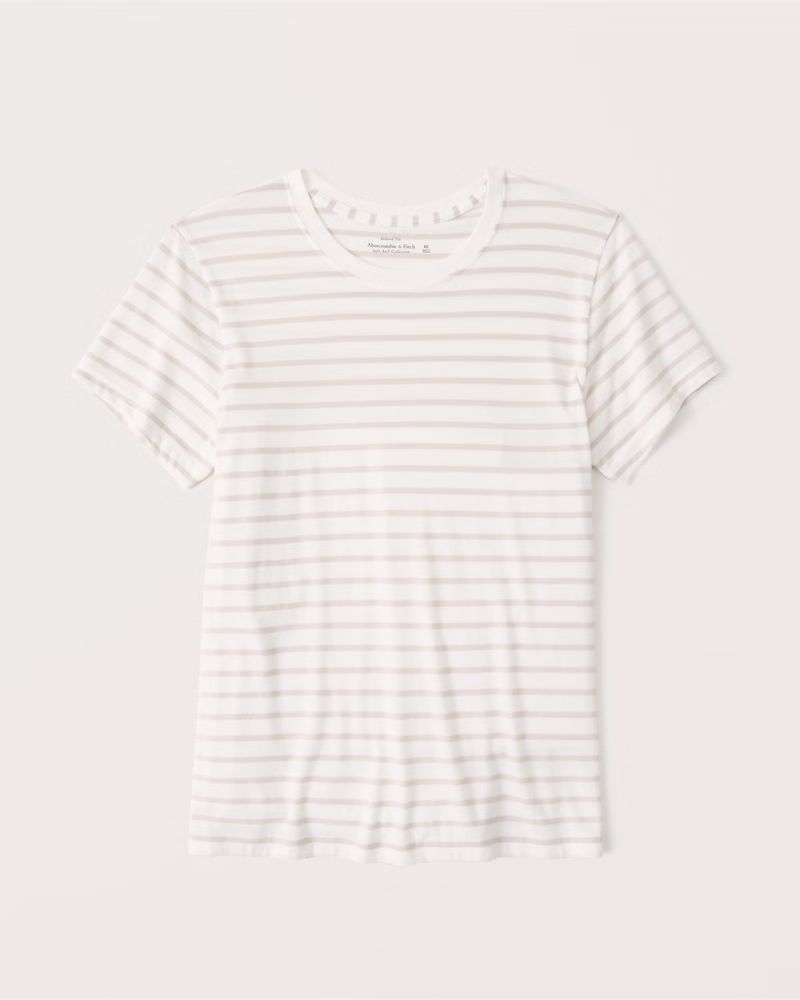 Women's Short-Sleeve Relaxed Tee | Women's New Arrivals | Abercrombie.com | Abercrombie & Fitch (US)