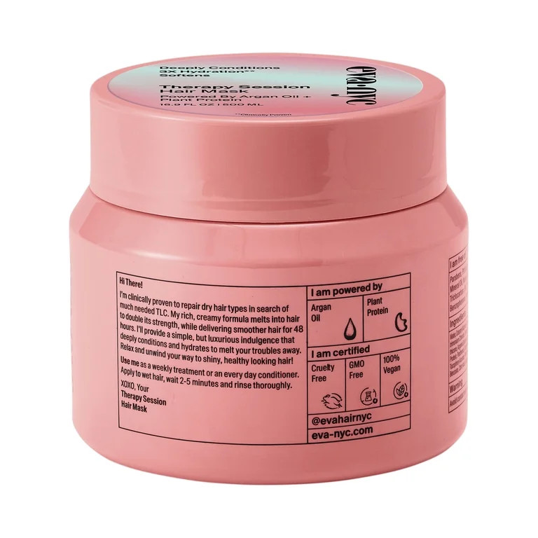 Eva NYC Therapy Session Hair Mask, 16.9 fl oz | Walmart (US)