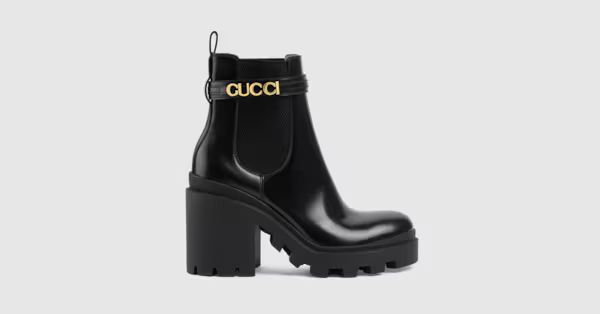 Women's ankle boot with logo | Gucci (US)